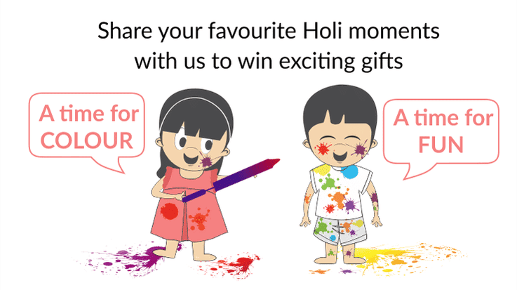 Share your favourite Holi moments with us to win exciting gifts!