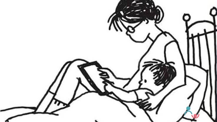 The fun of reading books with your child