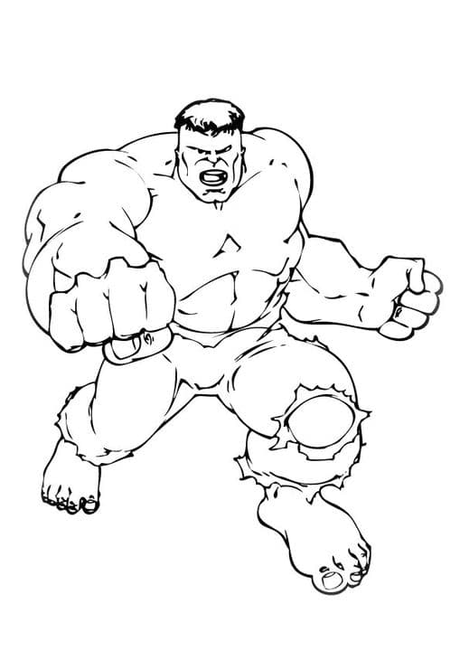 Hulk Showing Muscles